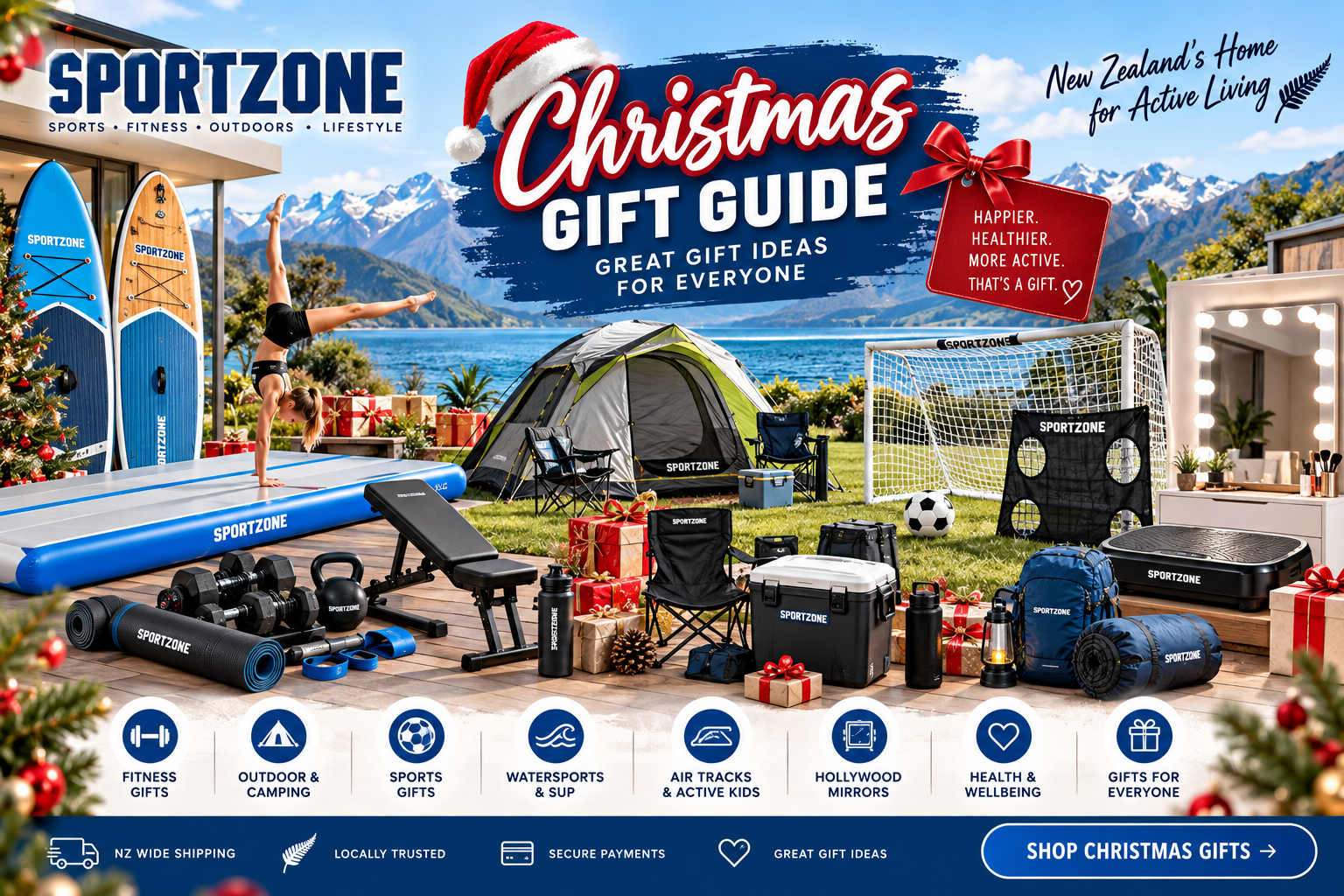 Christmas gifts NZ for active families in 2026