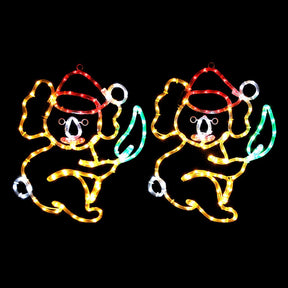 0.48M Christmas Lights Motif 216 LED Rope Light Outdoor Decoration Jingle Jollys - SportZone.co.nz