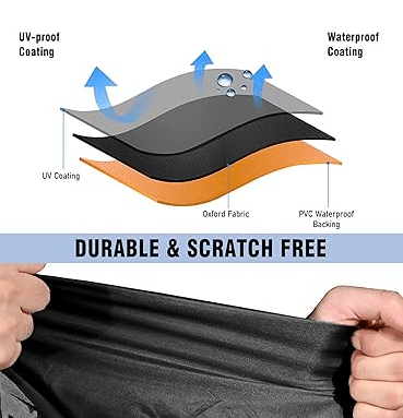 16-18ft Boat Cover Trailerable Marine Grade 600D Black - SportZone.co.nz