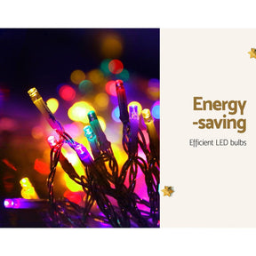 320 LED 5M Christmas Lights Solar String Fairy Light Jingle Jollys - SportZone.co.nz