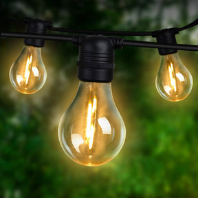 50m LED Festoon String Lights Outdoor Christmas Decorations Wedding Garden Party - SportZone.co.nz