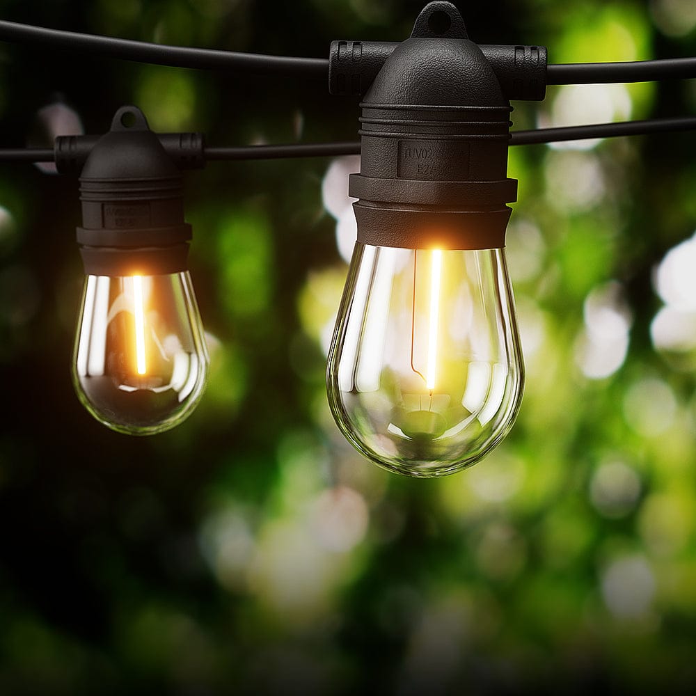 59m Festoon Lights Christmas Fairy String Lights Outdoor Party Garden Decor - SportZone.co.nz