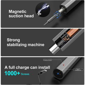 66 - in - 1 Cordless Electric Precision Screwdriver Kit with LED Ligh - SportZone.co.nz