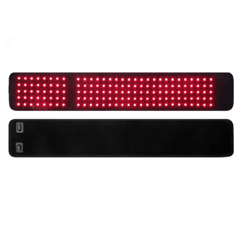 90W Red Light Therapy Belt with EMS Massage Heat Pulse Red &amp; Infrared LED 760mm - SportZone.co.nz