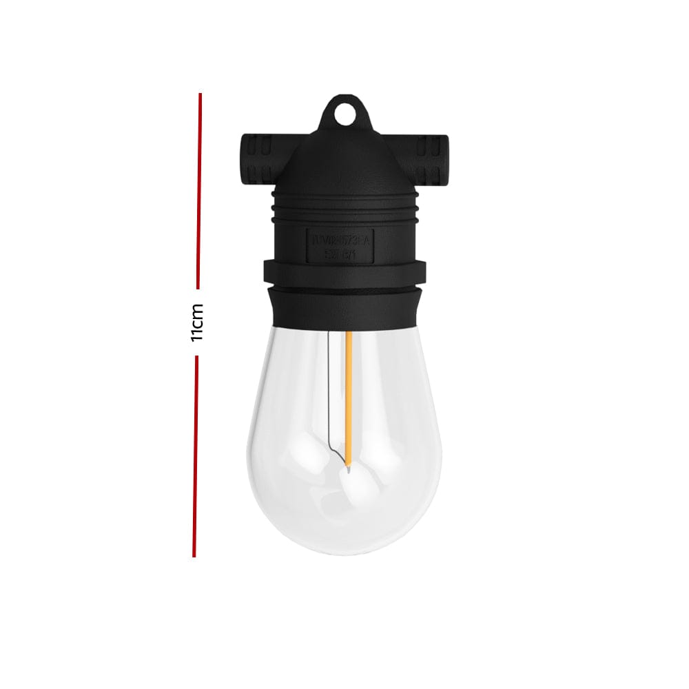 95m Festoon Lights Christmas Fairy String Lights Outdoor Party Garden Decor - SportZone.co.nz