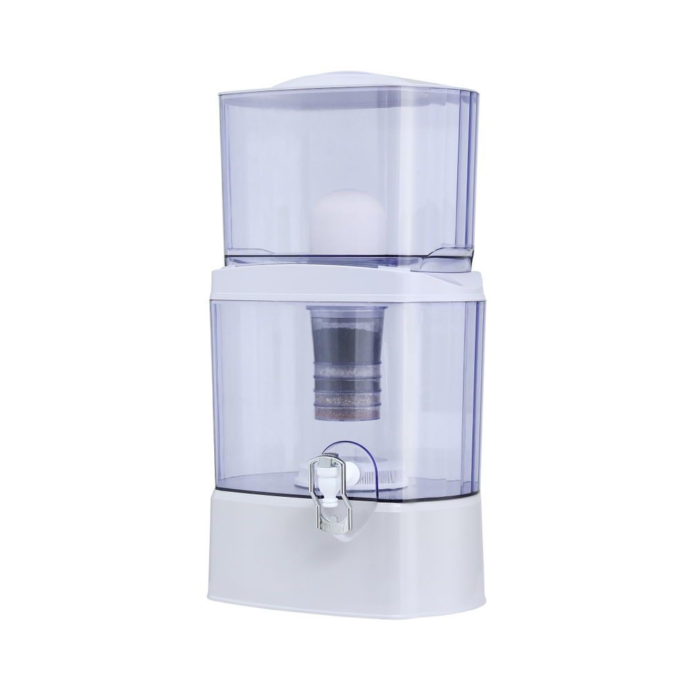 Devanti Benchtop Water Filter 24L Gravity Multi-Stage BPA-Free Home Camping