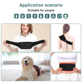 Red Light Therapy Belt 660nm 850nm Near Infrared LED Wrap 32 LED