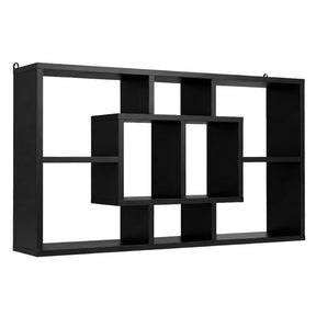 Artiss Floating Wall Shelves Bookshelf Black