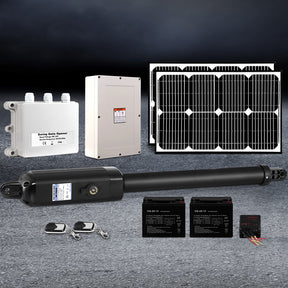 LockMaster Single Swing Gate Opener 500KG 40W Solar Panel