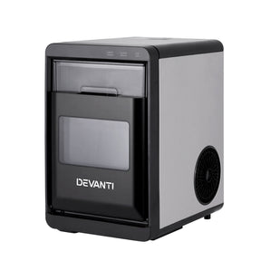 Devanti Ice Maker Machine 20kg Chewable Nugget Ice Countertop w/Self Cleaning
