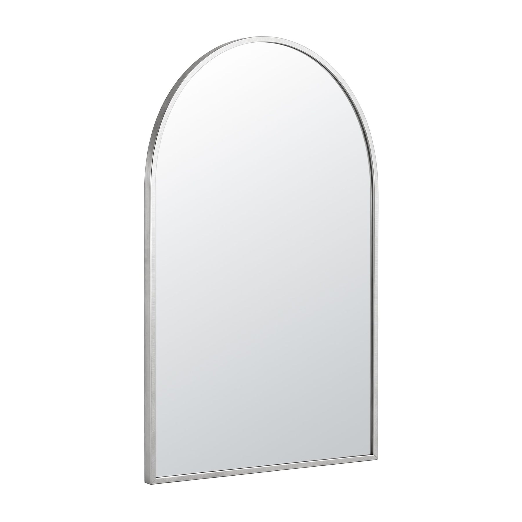 Embellir 61x41cm Silver Arch Wall Mirror