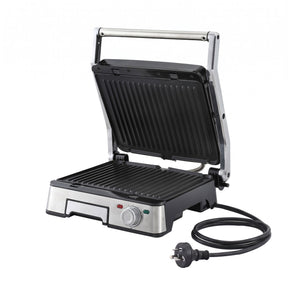 Devanti 2000W 3-in-1 Panini Press Grill Sandwich Maker 180° Open 4 Slice