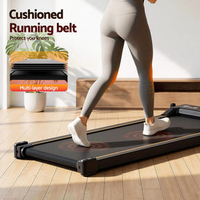 Everfit 2-in-1 Walking Pad Treadmill Under Desk with App & Foot Massage