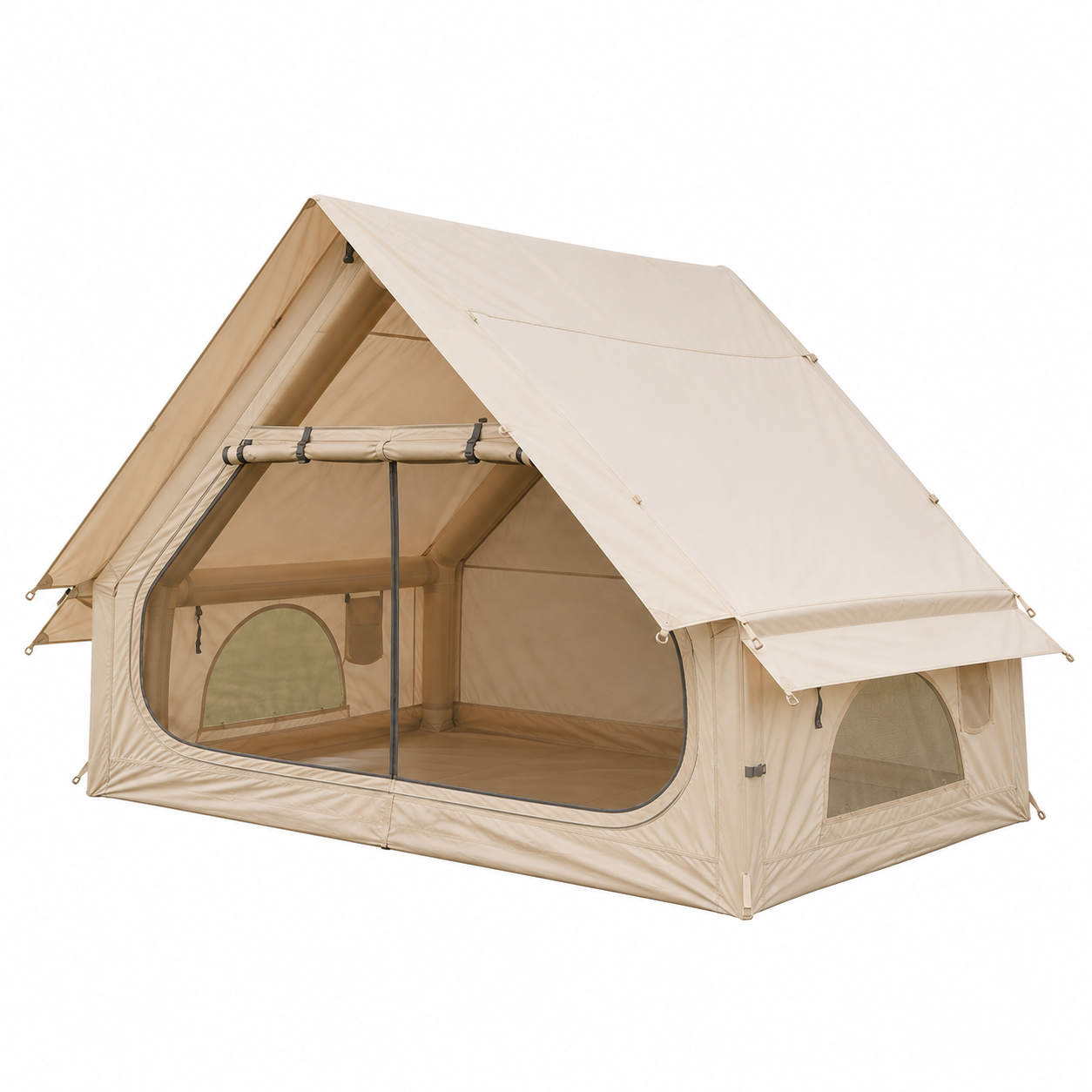 Weisshorn Inflatable A-Frame Tent with Extended Side Awning Basecamp Shelter