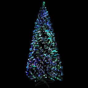 Jingle Jollys 1.8m Christmas Tree Optic Fibre LED Xmas tree 300 Tips