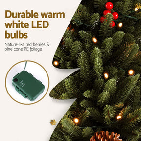 Jingle Jollys Mini Christmas Tree 90cm LED Xmas Tree Party Decorations