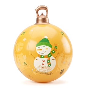 Jingle Jollys Christmas Inflatable Ball 60cm Led Illuminated Snowman Xmas Decor