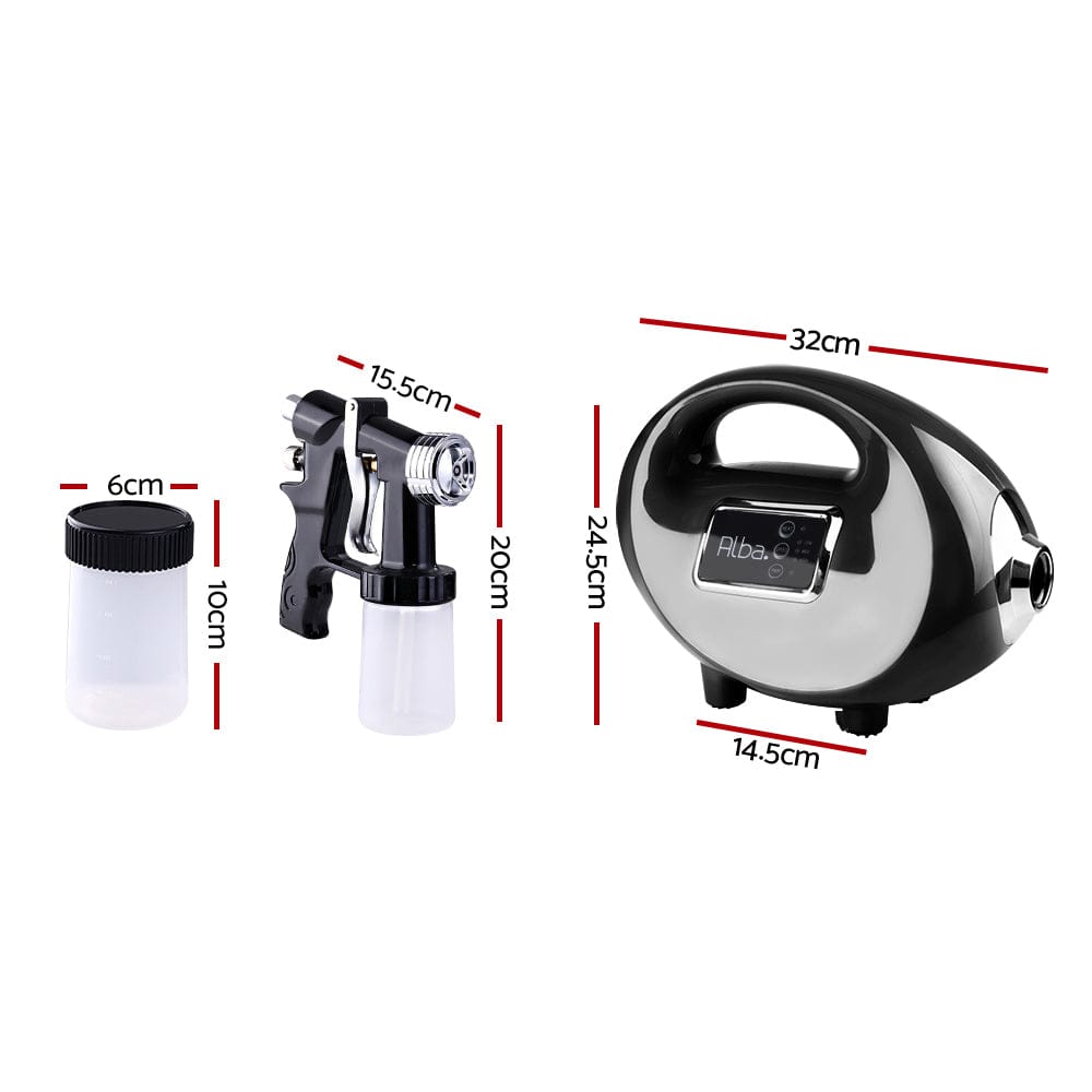 Alba. Spray Tan Machine Spray Gun Spray tent Kit HVLP System Sunless - SportZone.co.nz
