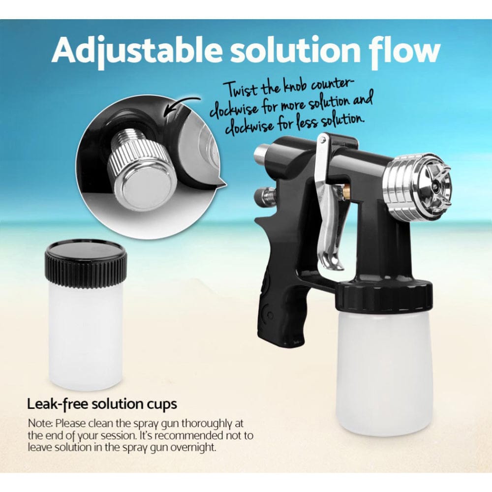 Alba. Spray Tan Machine Spray Gun Spray tent Kit HVLP System Sunless - SportZone.co.nz