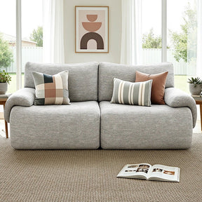 Artiss 2 Seater Sofa Modular Sectional Sofas Couch Bed No Assembly Living Room Grey - SportZone.co.nz
