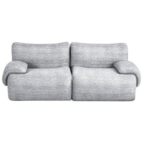 Artiss 2 Seater Sofa Modular Sectional Sofas Couch Bed No Assembly Living Room Grey - SportZone.co.nz