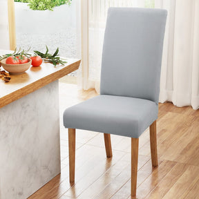 Artiss Dining Chair Covers 6x Slipcovers Spandex Stretch Banquet Wedding Grey - SportZone.co.nz