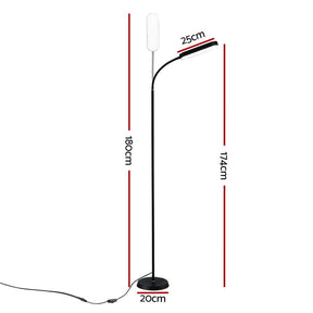 Artiss LED Floor Lamp with Remote Control & 4 Color Temperature Reading Living Room Bedroom Office - SportZone.co.nz