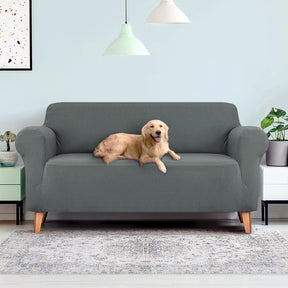 Artiss Sofa Cover Couch Covers 3 Seater Stretch Grey - SportZone.co.nz