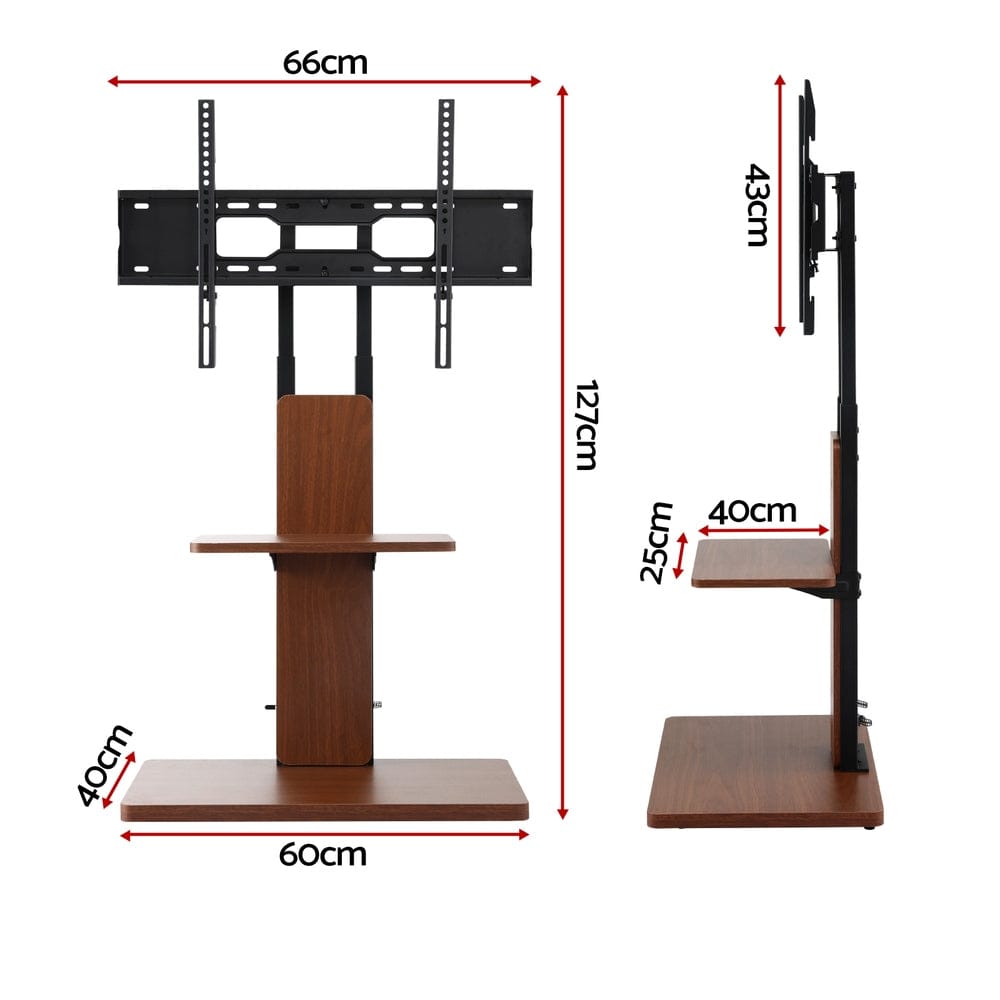 Artiss TV Stand 32 - 70" Wooden Tray Swivel Height Adjustable - SportZone.co.nz