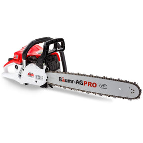 Baumr-AG 52CC Petrol Commercial Chainsaw 20 Bar E-Start Chain Saw - SportZone.co.nz