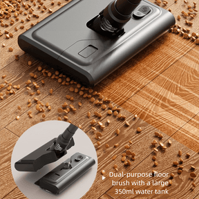 Black spray - painted model Wireless Stick Vacuum Cleaner with 14000Pa Suction, HEPA Filter & 350ml Water Tank for Wet Dry Cleaning, Ideal for Home Use - SportZone.co.nz