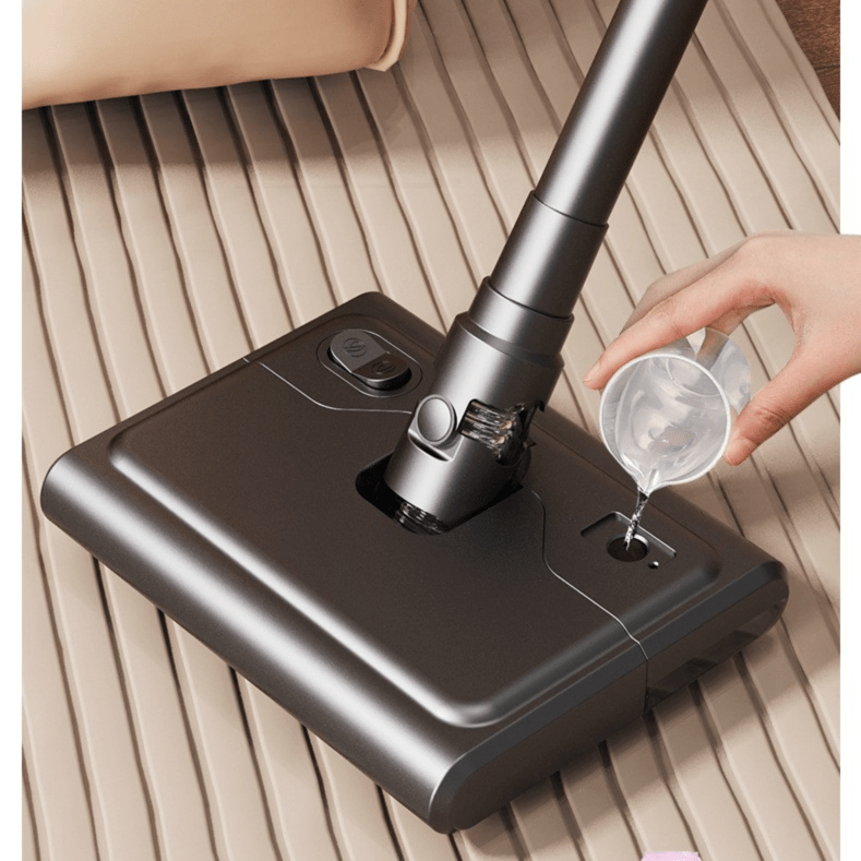Black Wireless Stick Vacuum Cleaner with 14000Pa Suction, HEPA Filter & 350ml Water Tank for Wet Dry Cleaning, Ideal for Home Use - SportZone.co.nz