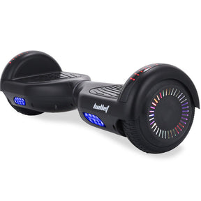 BULLET SX-2000 500W Self Balancing Hoverboard Scooter with LED Lights - Black - SportZone.co.nz