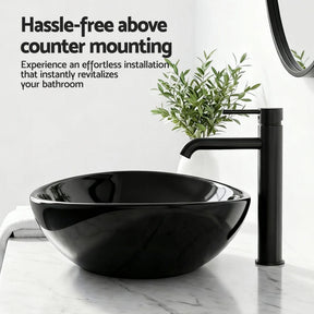 Cefito Bathroom Basin Ceramic Vanity Sink Hand Wash Bowl 41x34cm - SportZone.co.nz