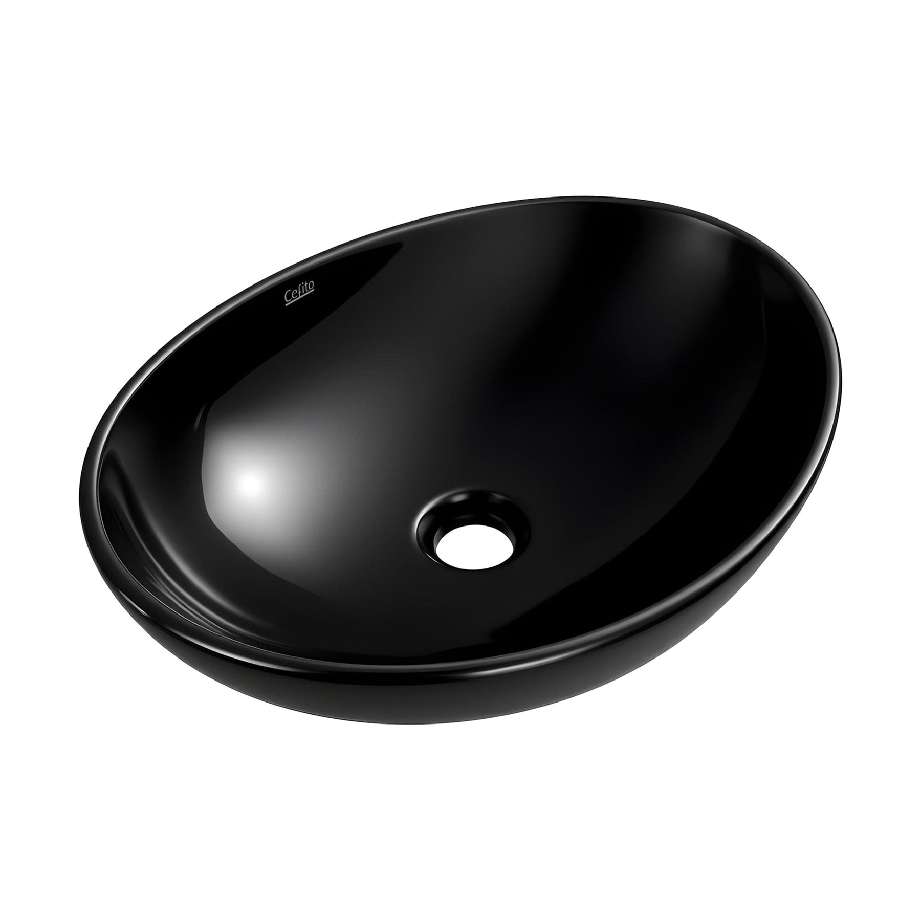 Cefito Bathroom Basin Ceramic Vanity Sink Hand Wash Bowl 41x34cm - SportZone.co.nz