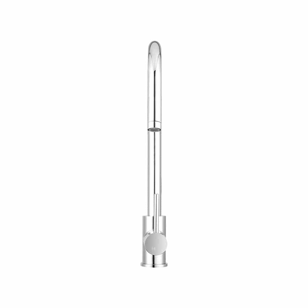 Cefito Kitchen Mixer Tap Mixer Round Sink Faucet Basin Laundry Chrome - SportZone.co.nz