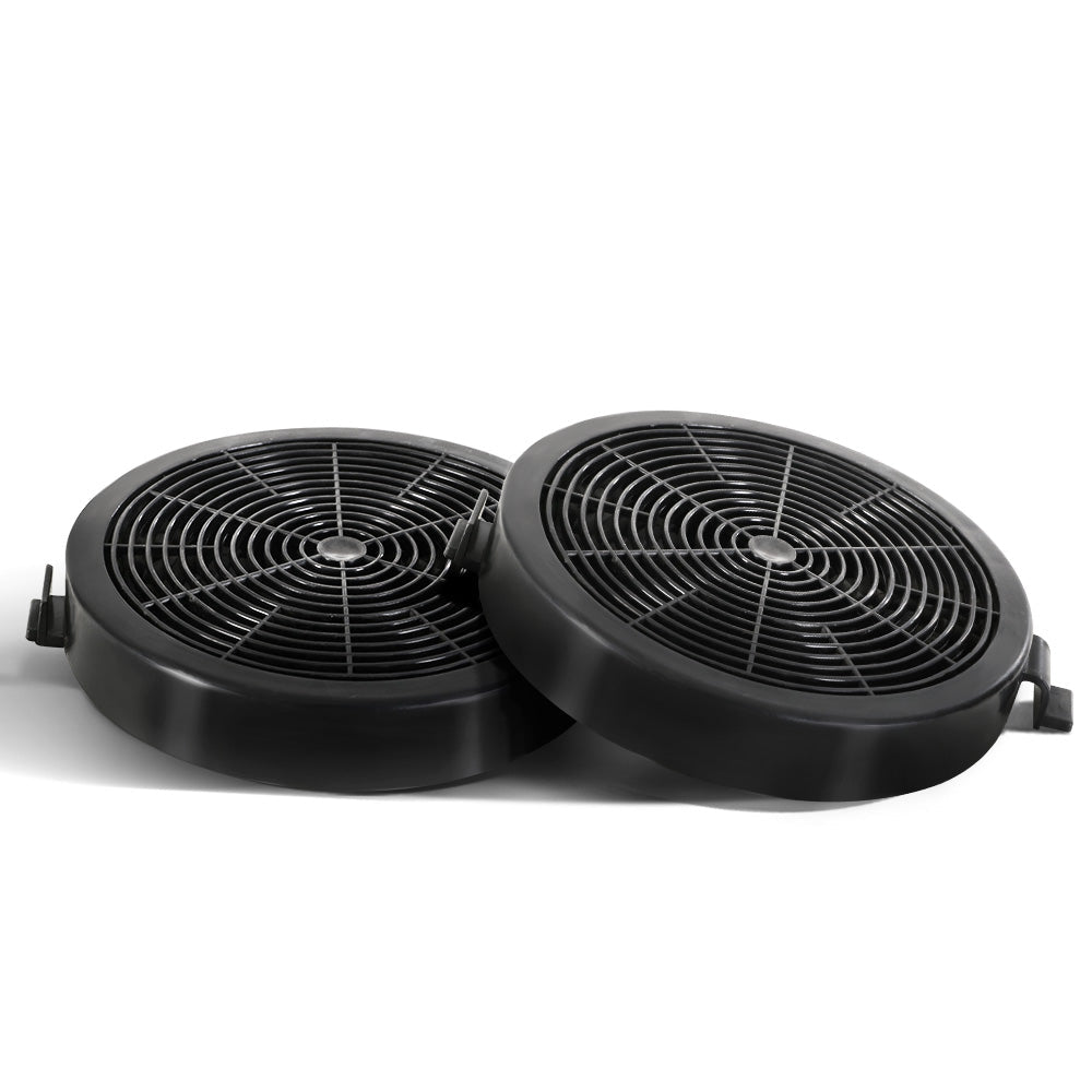 Devanti 11cm Range Hood Carbon Charcoal Filters Replacement X2 - SportZone.co.nz