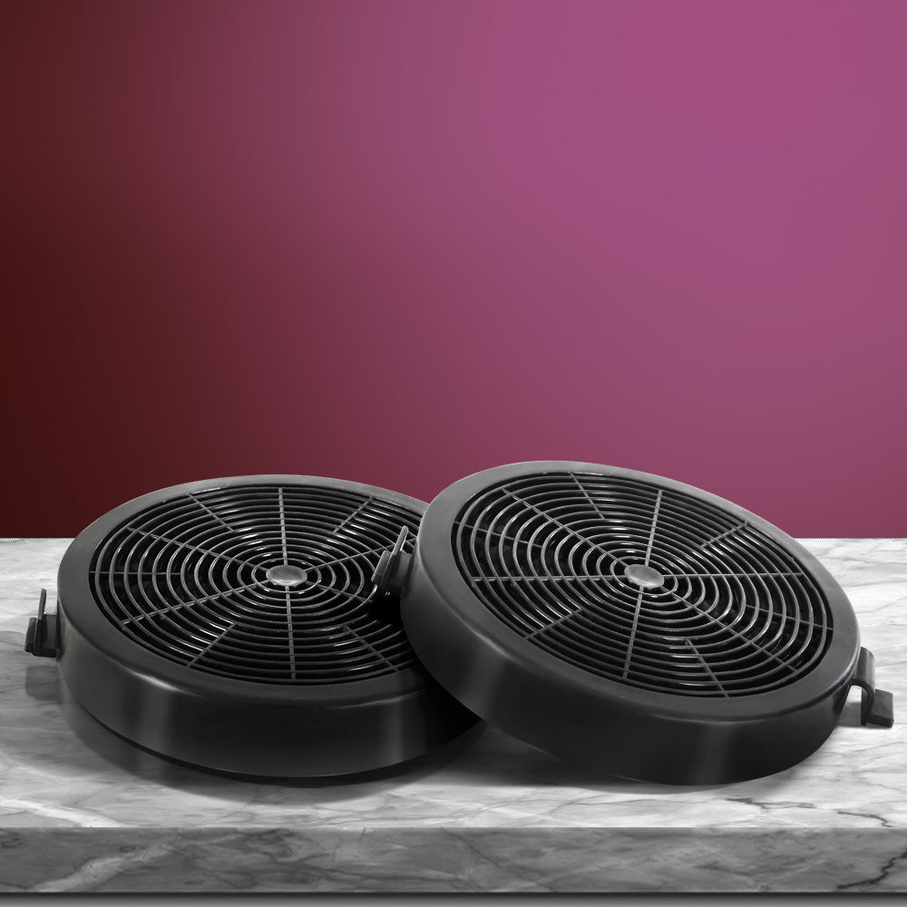 Devanti 11cm Range Hood Carbon Charcoal Filters Replacement X2 - SportZone.co.nz