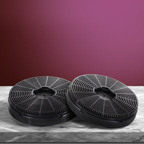 Devanti 16cm Range Hood Carbon Charcoal Filters Replacement X2 - SportZone.co.nz