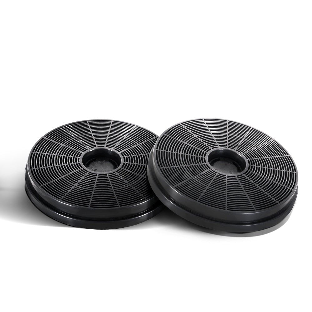 Devanti 17cm Range Hood Carbon Charcoal Filters Replacement X2 - SportZone.co.nz
