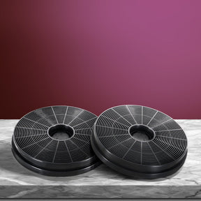Devanti 17cm Range Hood Carbon Charcoal Filters Replacement X2 - SportZone.co.nz