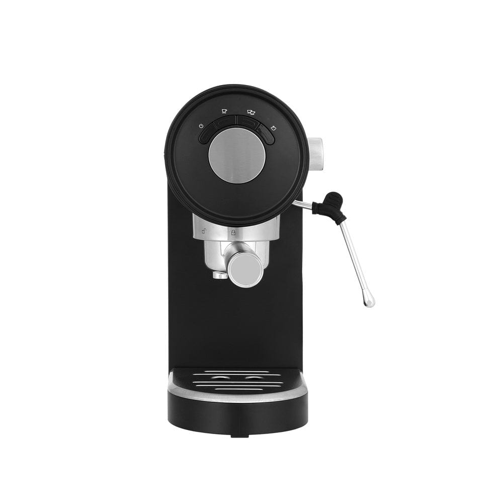 Devanti 20 Bar Coffee Machine Espresso Cafe Maker Black - SportZone.co.nz