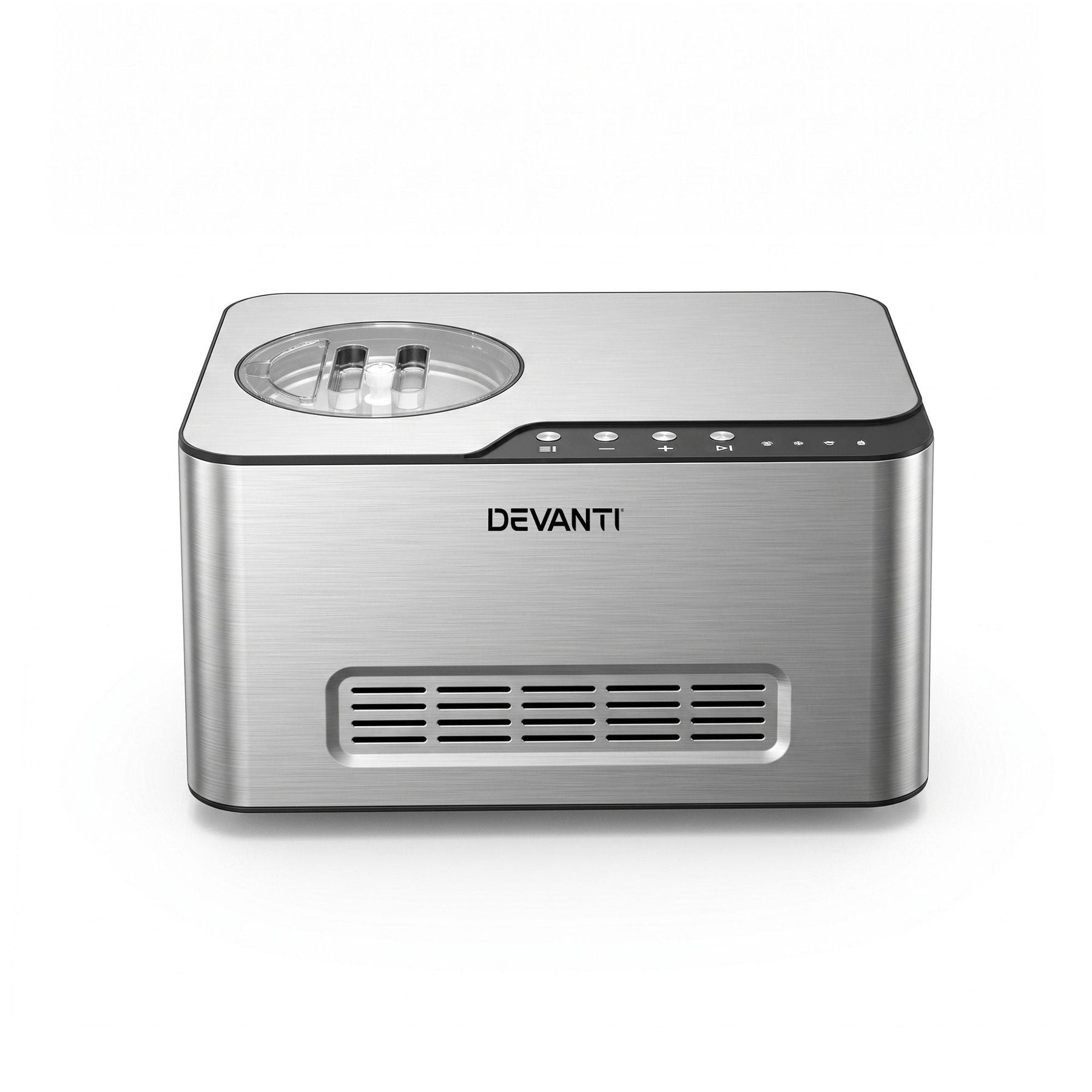 Devanti 2L 2-in-1 Ice Cream & Yogurt Maker Machine No Pre-Freezing Homemade Gelato Sorbet - SportZone.co.nz