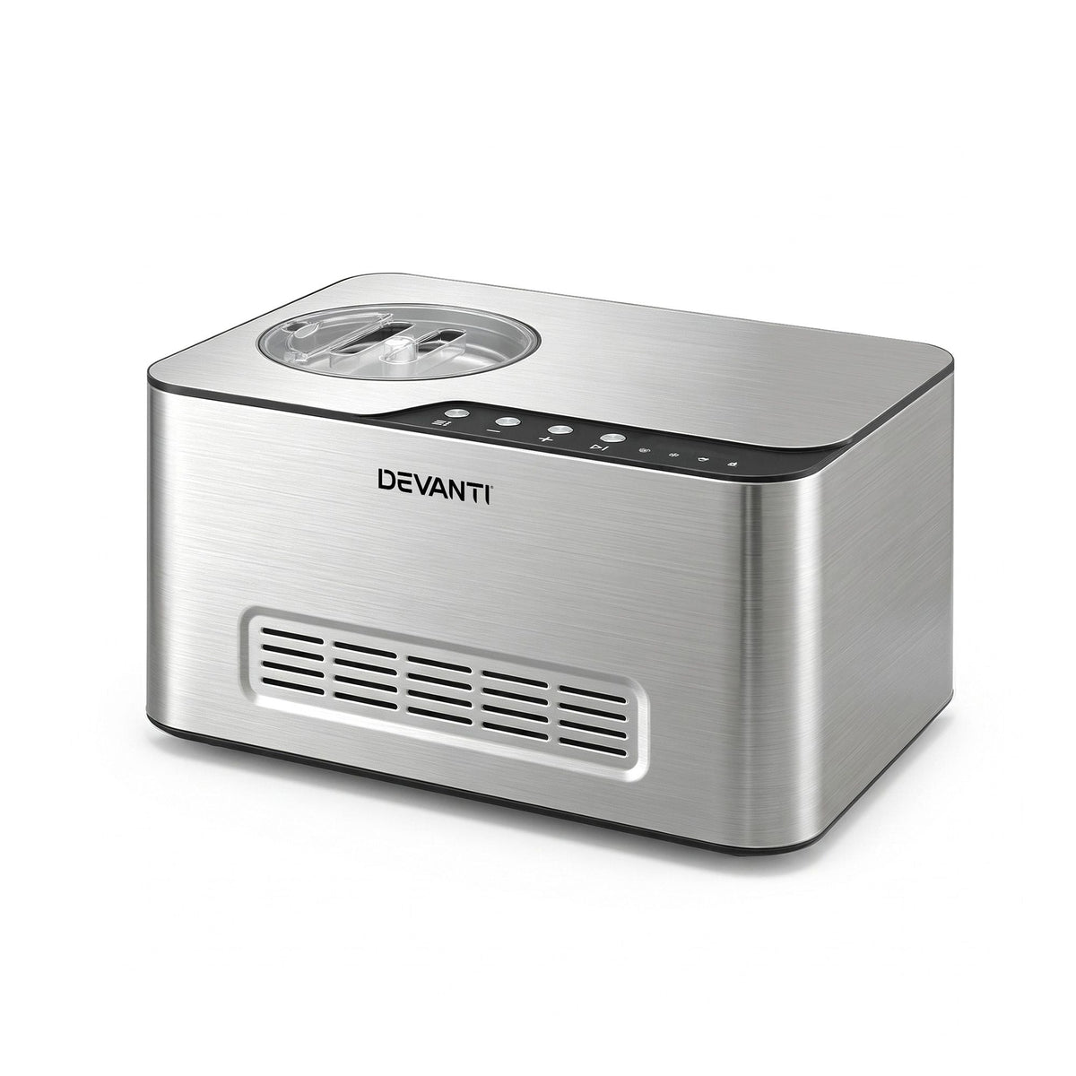 Devanti 2L 2-in-1 Ice Cream & Yogurt Maker Machine No Pre-Freezing Homemade Gelato Sorbet - SportZone.co.nz