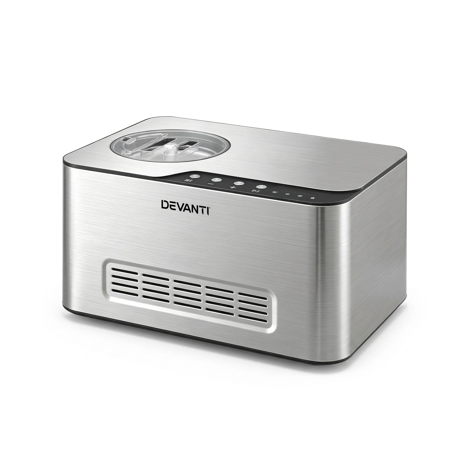 Devanti 2L 2-in-1 Ice Cream & Yogurt Maker Machine No Pre-Freezing Homemade Gelato Sorbet - SportZone.co.nz