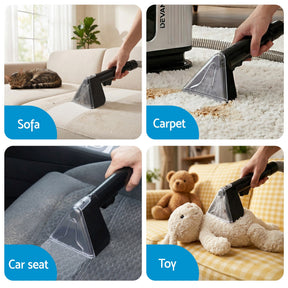 Devanti Carpet Washer Vacuum Cleaner 600W 13kpa Hose Self - Cleaning Function - SportZone.co.nz