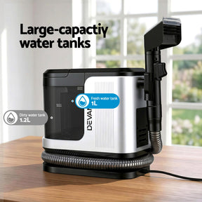 Devanti Carpet Washer Vacuum Cleaner 600W 13kpa Hose Self - Cleaning Function - SportZone.co.nz