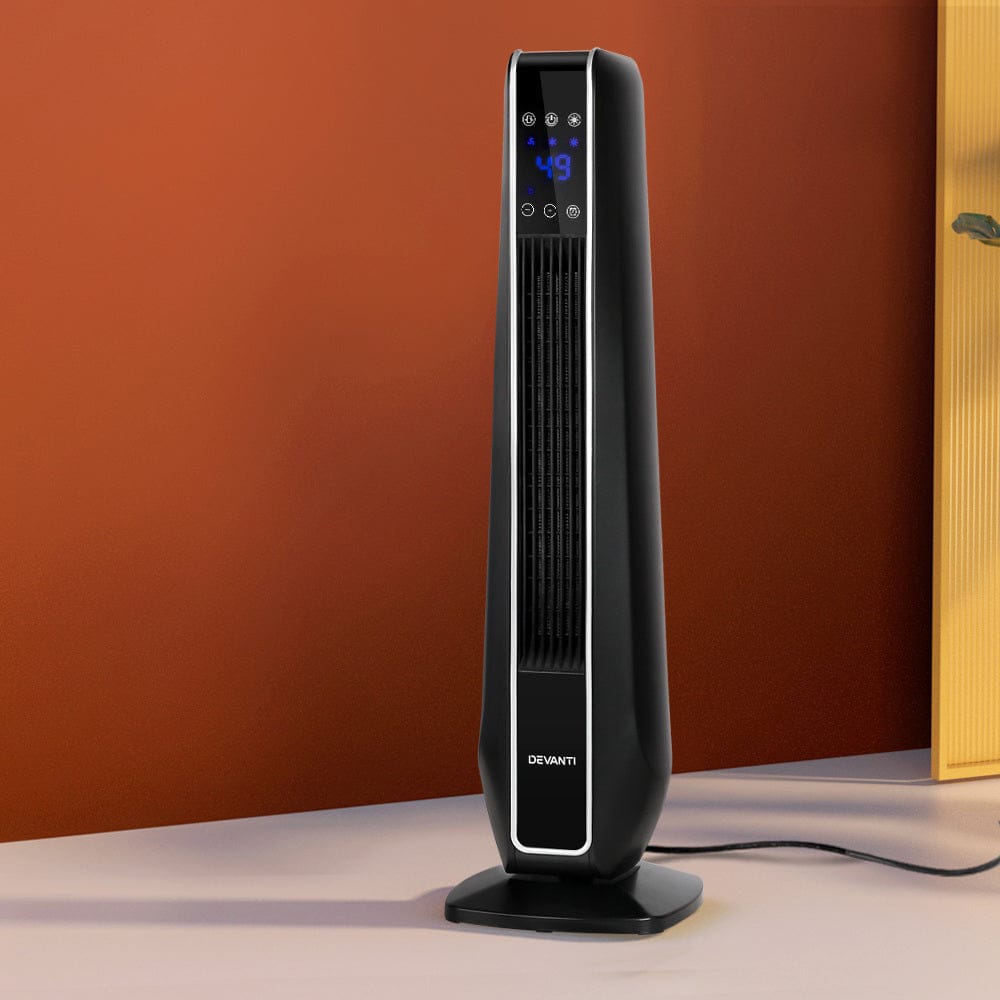 Devanti Electric Ceramic Tower Heater 2400W - SportZone.co.nz