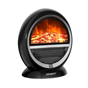 Devanti Electric Fireplace Fire Heaters 1500W - SportZone.co.nz