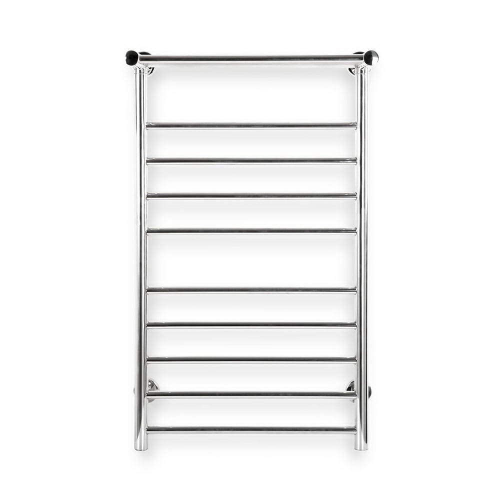 Devanti Electric Heated Towel Rail Rack 14 Bars Wall Mounted Clothes Dry Warmer - SportZone.co.nz